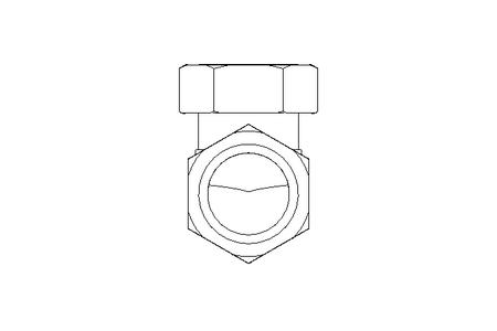 Threaded elbow connector L 28/28 St