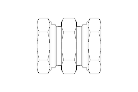 Pipe screw connector L 28/28 St-Zn