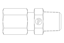 管道螺栓紧固装置 LL 4 M8x1 St-Zn gelbchr.