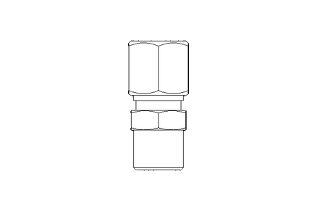 Conector roscado p/ tubos LL 6 M10x1