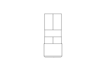 Conector roscado p/ tubos LL 4 R1/8"