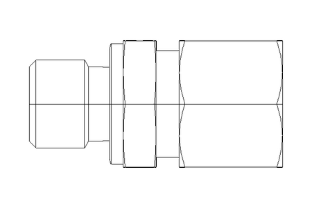 Rohrverschraubung L 10 G1/4" St-phos