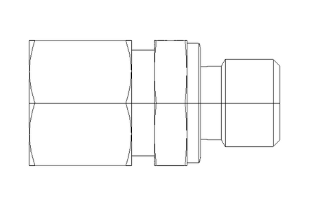 Raccord de tube L 10 G1/4" St-phos