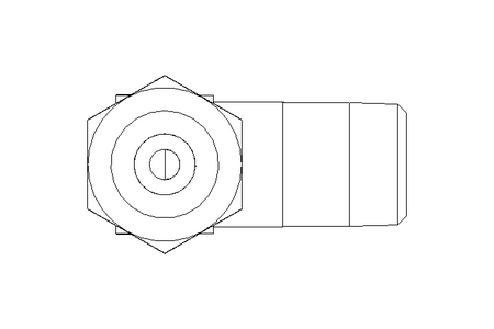 Rohrverschraubung LL 4 M8x1