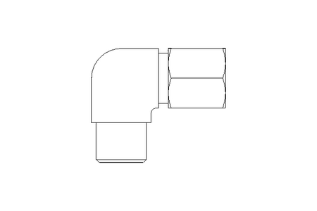 Raccord de tube LL 6 M10x1