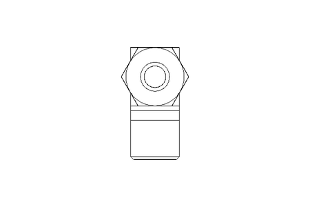 Pipe screw connector LL 6 M10x1