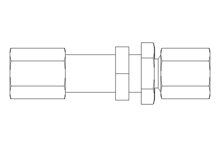 Schottverschraubung L 6/6 MS DIN2353