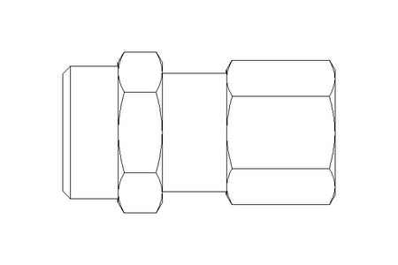 Threaded connector L 8 G1/4" 1.4571