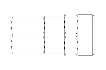 Threaded connector L 8 G1/4" 1.4571