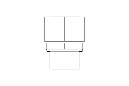 Connecting piece L 22 G3/4" St-Zn