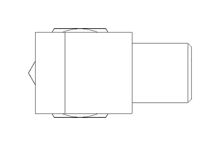 Rohrverschraubung LL 6 M6x1 St-Zn