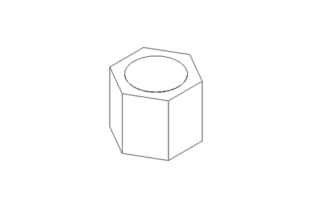 Ecrou collet battu L 8 M14x1,5 1.4571