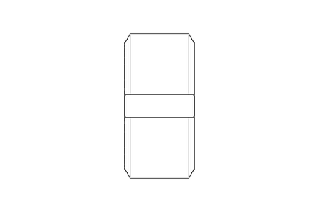 Slotted nut F DN10 1.4301 DIN11851