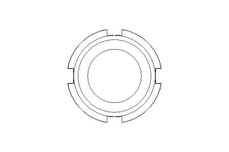 Nutmutter F DN15 1.4301 DIN11851