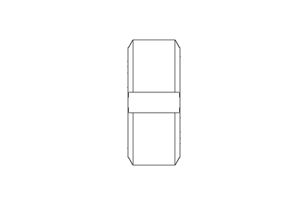 Slotted nut F DN15 1.4301 DIN11851