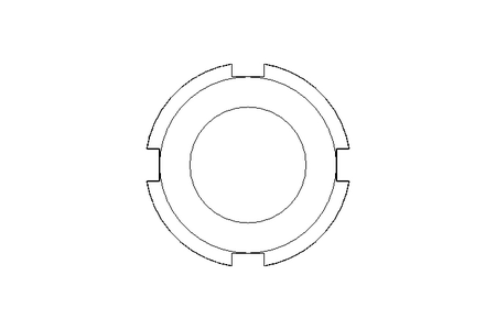 Nutmutter F DN15 1.4301 DIN11851