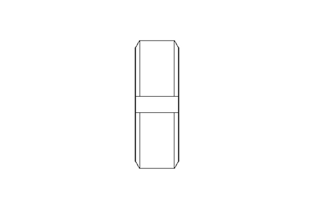 Slotted nut F DN25 1.4404 DIN11851