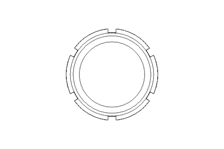 Tuerca ranurada F DN65 1.4301 DIN11851