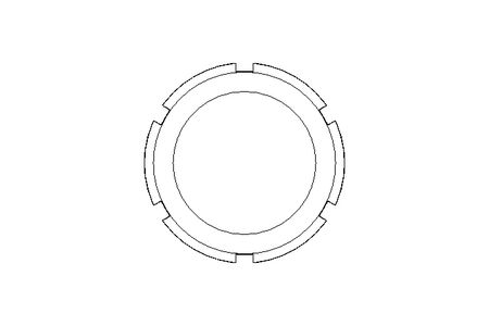 Tuerca ranurada F DN65 1.4301 DIN11851