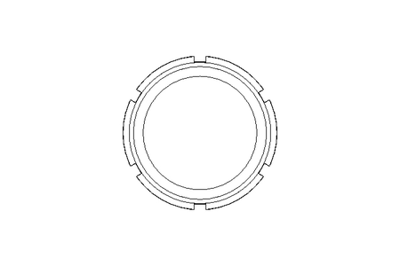 Nutmutter F DN80 1.4571 DIN11851