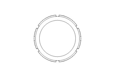 Nutmutter F DN125 1.4301 DIN11851