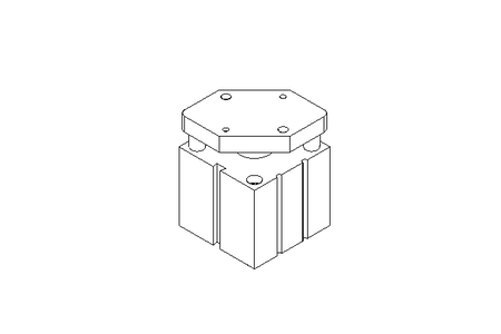 Doppelt wirkender Zylinder D50 Hub20