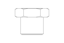 Reducing fitting G1/4xG1/8