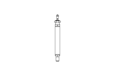 Doppelt wirkender Zylinder D16 Hub80