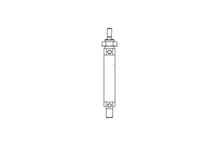 Doppelt wirkender Zylinder D25 Hub80