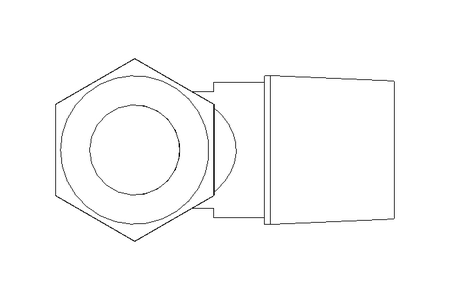 Winkelverschraubung 8 R1/4" Niro