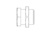 Переборочное штутцерное соединение G1/8"