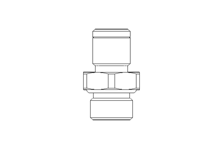 Steckverschraubung G1/8" D=4 Niro