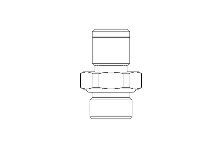 Steckverschraubung G1/8" D=4 Niro