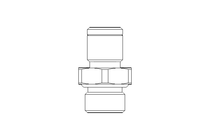 Steckverschraubung G1/8" D=4 Niro