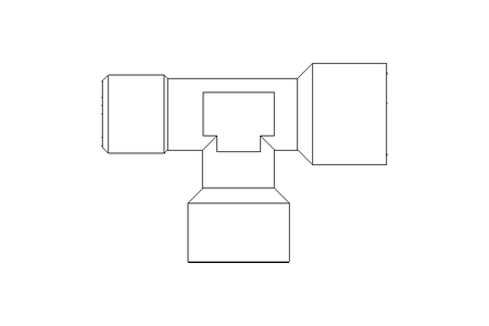 Т-ОБРАЗНЫЙ СОЕДИНИТЕЛЬ S2070 1/4-1/4