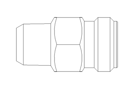 Körper Düse 1/4 TT Ms