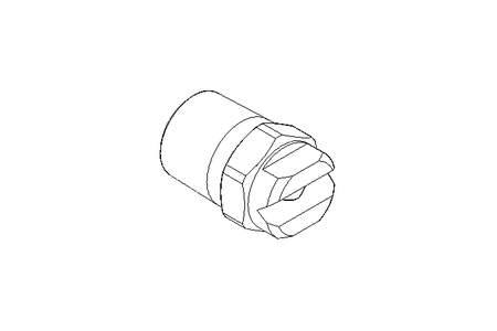 NOZZLE  632.847 PVDF