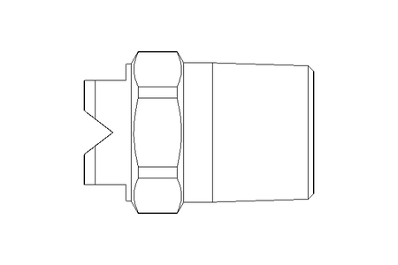 NOZZLE  632.847 PVDF