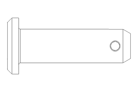 Pino/parafuso ISO 2341 B 12x40 A2