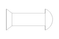 Countersunk rivet DIN 661 3x14 Al