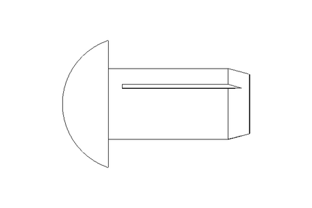 Grooved drive stud ISO8746 4x8 A2