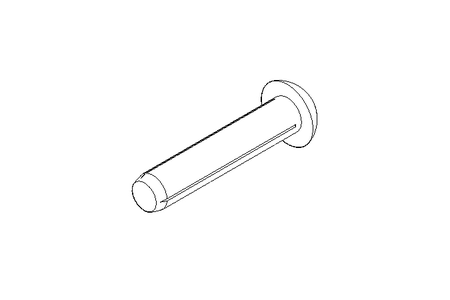 Grooved drive stud ISO8746 2x10 A2