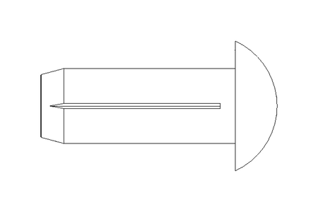 Grooved drive stud ISO8746 2.3x6 Al