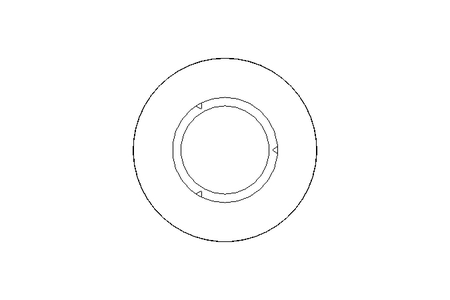 Grooved drive stud ISO8746 2.3x6 Al