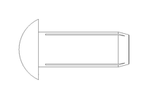 Grooved drive stud ISO8746 2.3x6 Al