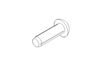 Grooved drive stud ISO8746 3x10 A2