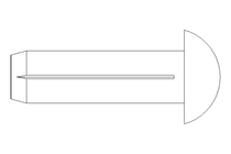 Grooved drive stud ISO8746 3x10 A2