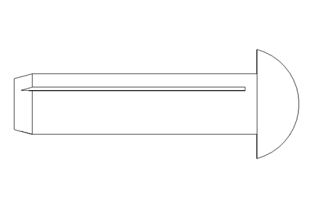 Grooved drive stud ISO8746 3x12 A2