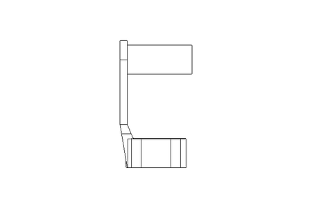 Folding spring bolt 12x24 St