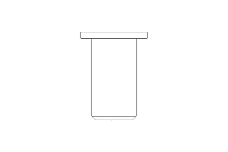 Inserto filettato cieco M4x6x11 ST